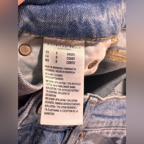 NWT American Eagle Strigid High-Waisted Stovepipe Jeans, 0 Short, 25 w - Picture 7 of 12